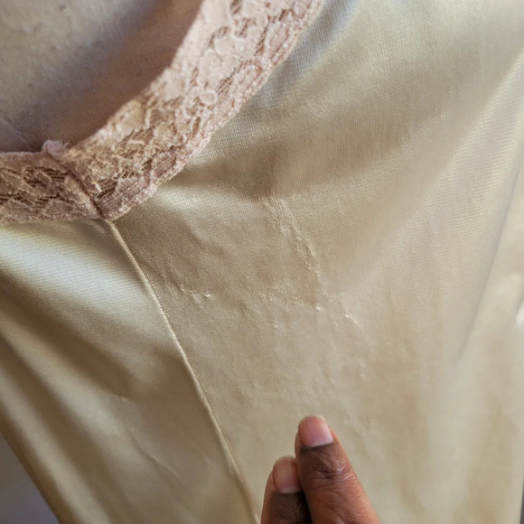Vintage Chemise Top by Greenco Maid / Nutural Tone / Size Large - Picture 4 of 8